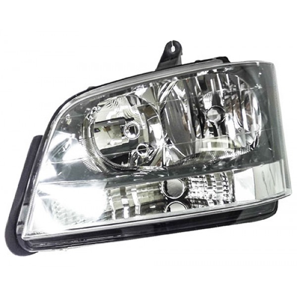 Farol Principal Blazer 2001 02 A 2011 Mascara Cinza Esquerdo