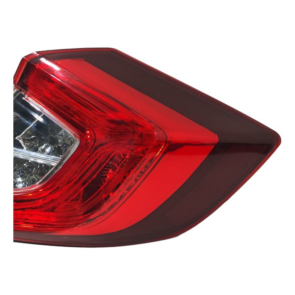 Lanterna Traseira Civic 2017 A 2021 Lado Direito Canto Direito/passageiro Vermelho
