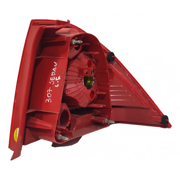 Lanterna Traseira Peugeot 307 Sedan 2007 A 2012 Esquerdo Esquerdo/motorista Vermelho