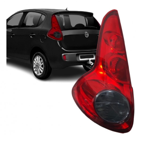 Lanterna Traseira Palio 2012 A 2017 Lado Esquerdo Fume Esquerdo/motorista Vermelho