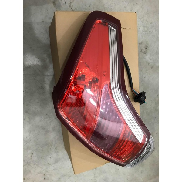 Lanterna Traseira C4 Pallas Sedan 08/14 Lado Direito Direito Vermelho Lente Acrílica