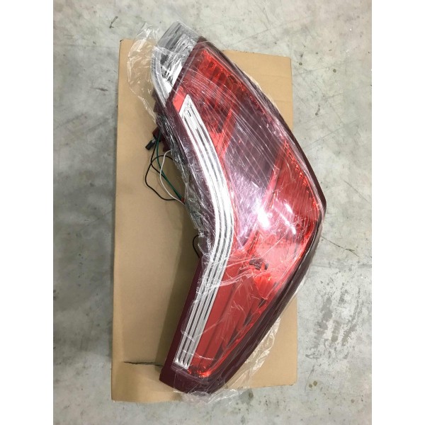 Lanterna Traseira C4 Pallas Sedan 08/14 Lado Direito Direito Vermelho Lente Acrílica