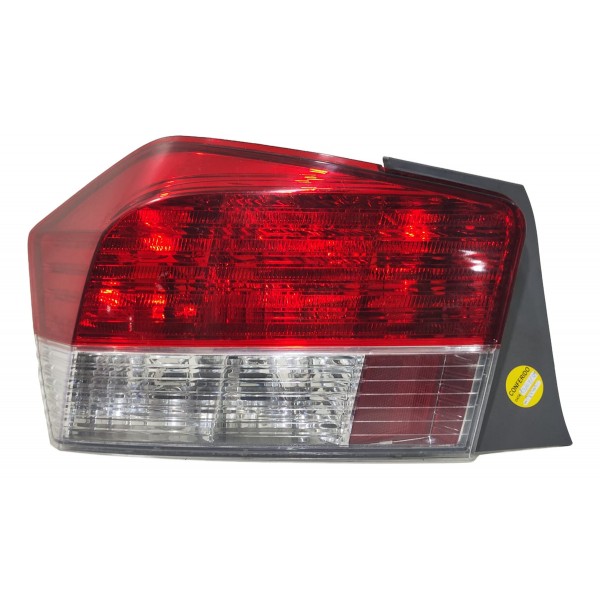 Lanterna Traseira City 2009 2010 2011 Esquerdo Bicolor Esquerdo/motorista Vermelho