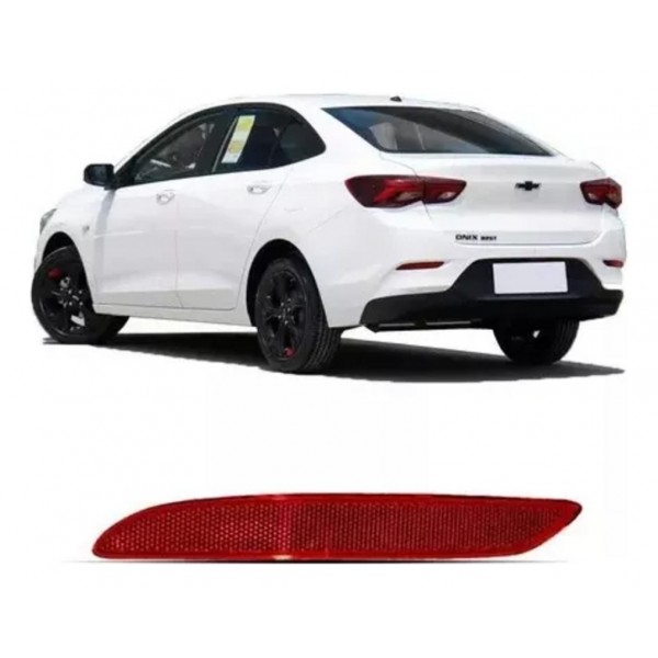 Refletor Para-choque Traseiro Onix 2020 2021 2022 26699753 Vermelho