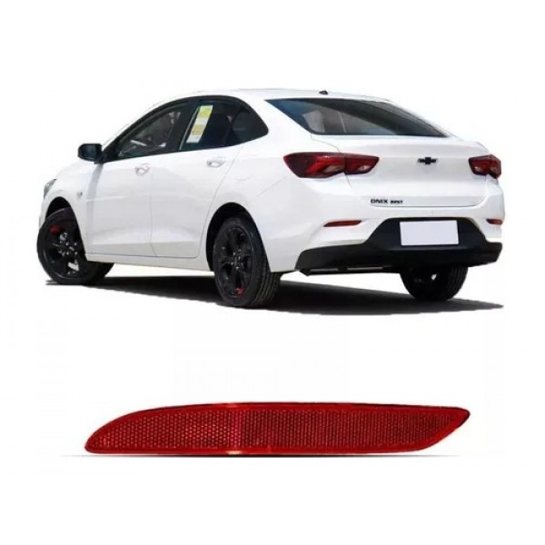 Refletor Para-choque Traseiro Onix 2020 2021 2022 26699753 Vermelho