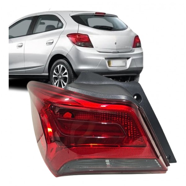 Lanterna Traseira Onix 2017 A 2020 Lado Esquerdo Fume Esquerdo/motorista Vermelho