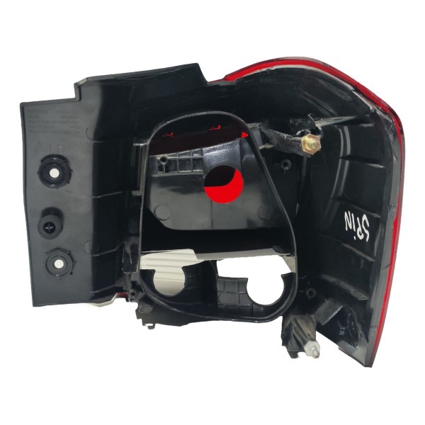 Lanterna Traseira Spin 2019 A 2024 Esquerdo Borda Clara Esquerdo/motorista Vermelho