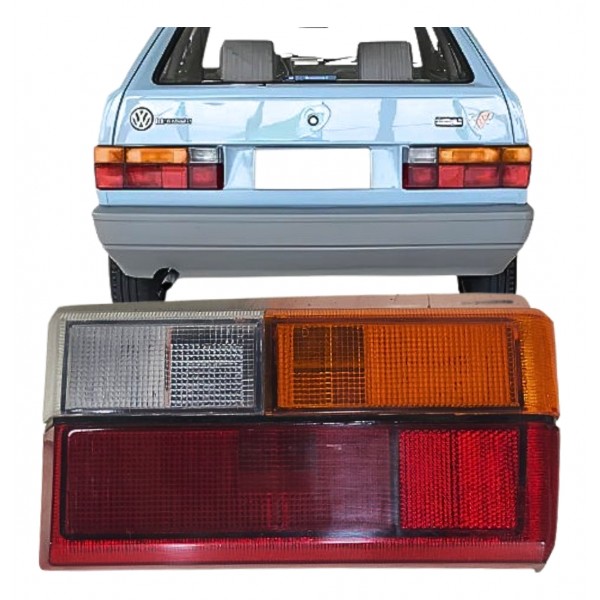 Lanterna Traseira Gol 1987 A 1994 Quadrado Lado Esquerdo Direito/passageiro Tricolor