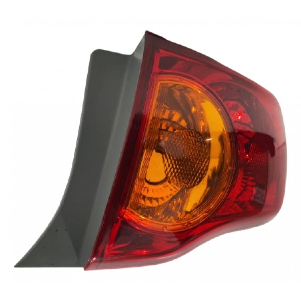 Lanterna Traseira Corolla 2008 A 2011 Lado Direito Canto Direito/passageiro Vermelho