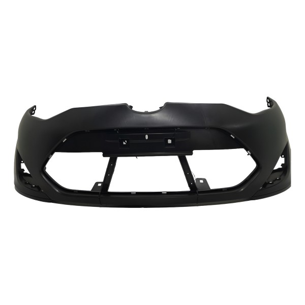 Parachoque Dianteiro Fiesta 2008 2009 2010 Com Furo Milha Preto