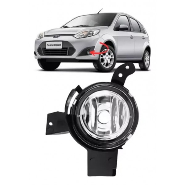 Farol Milha Ka 2008 / 2011 Fiesta Amazon 2007 08 09 Esquerdo