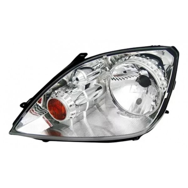 Farol Ford Fiesta Hatch Sedan 03/07 Cromado Amazon