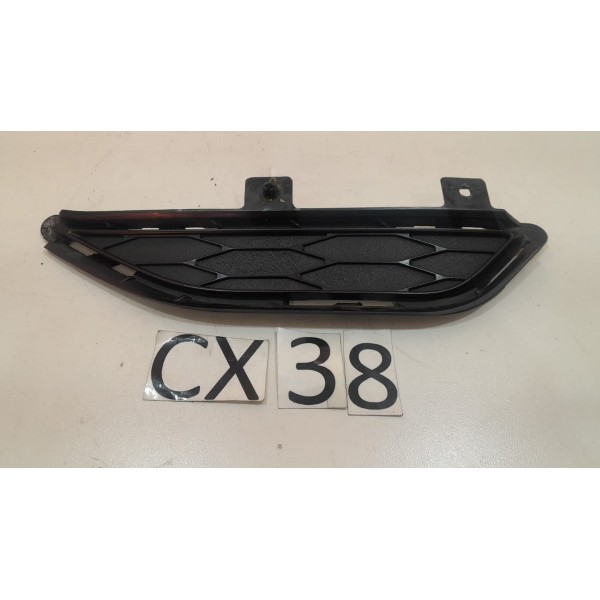 Moldura Grade Parachoque Esquerda Edge 2015 / 2018 Original Preto