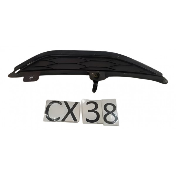 Moldura Grade Parachoque Esquerda Edge 2015 / 2018 Original Preto