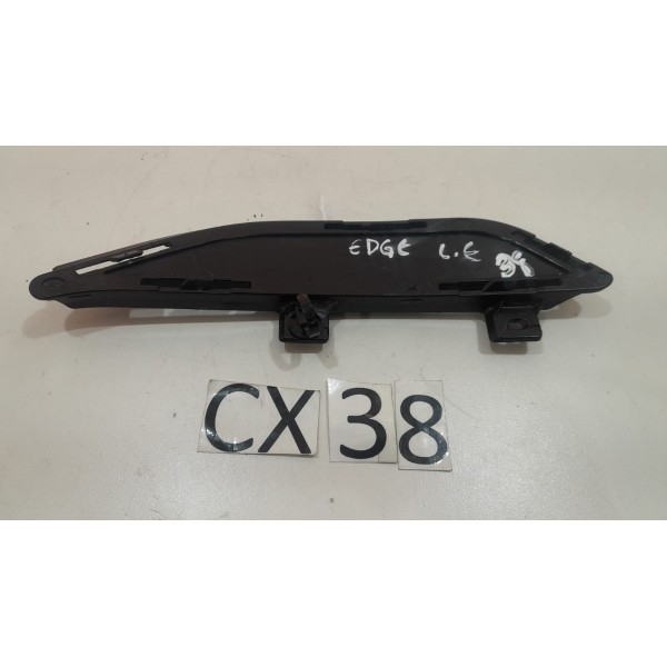 Moldura Grade Parachoque Esquerda Edge 2015 / 2018 Original Preto