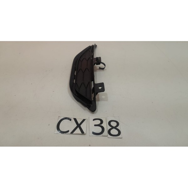 Moldura Grade Parachoque Esquerda Edge 2015 / 2018 Original Preto