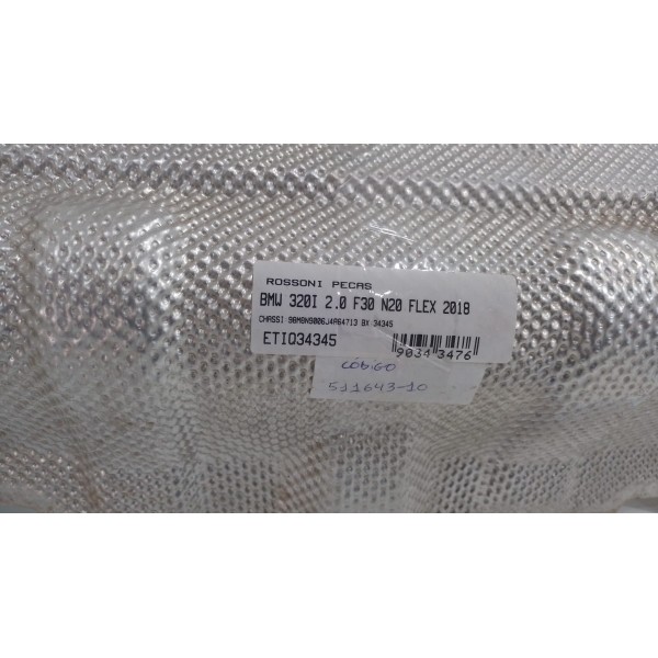 Defletor Calor Cano Escape Original Bmw 320i 2013 A 2018