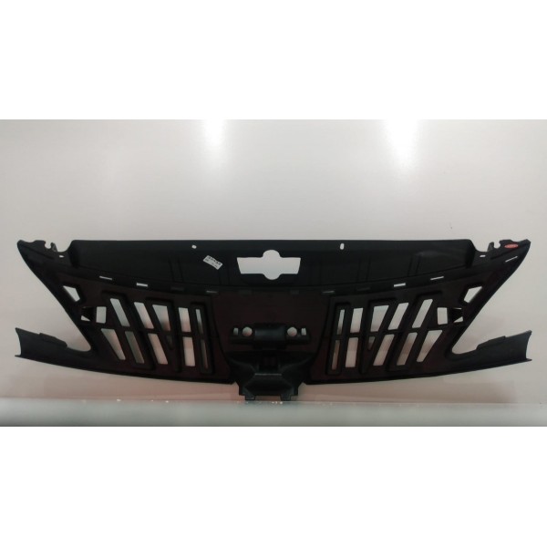 Grade Reforço Parachoque Superior Peugeot 207 2007 Á 2013 Preto