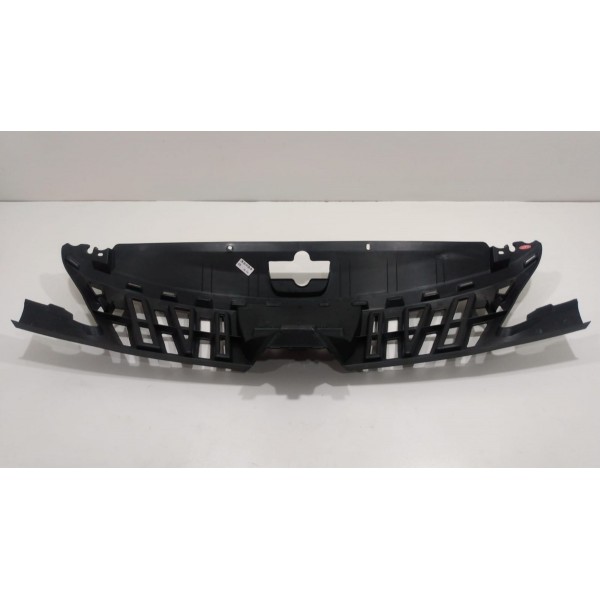 Grade Reforço Parachoque Superior Peugeot 207 2007 Á 2013 Preto