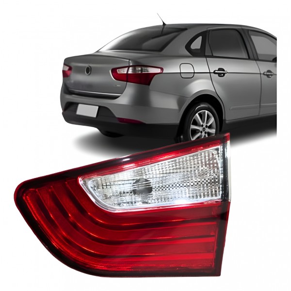 Lanterna Traseira Tampa Grand Siena 2012 A 2022 Ambos Lados Direito/passageiro Vermelho