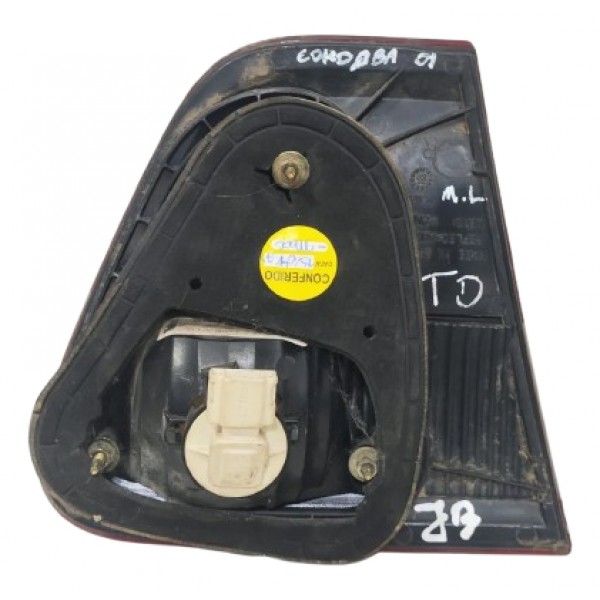 Lanterna Traseira Tampa Cordoba 1999 A 2003 Direito Original Direito/passageiro Vermelho