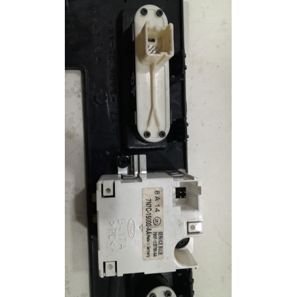 Moldura Central Multimídia Ford Fusion 2009 6n735404302 Preto