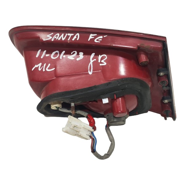 Lanterna Traseira Tampa Santa Fé 2006 A 2010 Lado Direito Direito/passageiro Vermelho