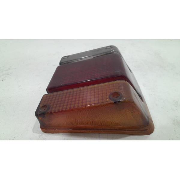 Lente Lanterna Marajó Chevy-500 Esquerdo  Tricolor