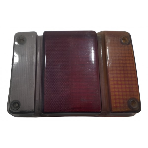 Lente Lanterna Marajó Chevy-500 Esquerdo  Tricolor