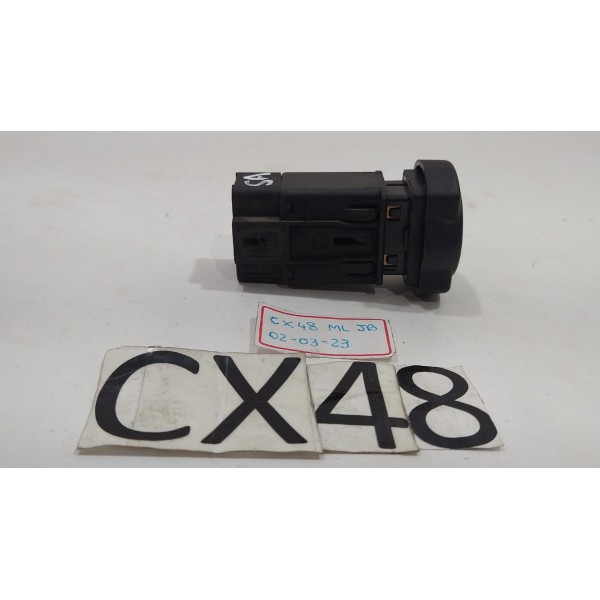 Botão Interruptor Do Pisca Alerta Logan Sandero 2007 À 2009 Preto