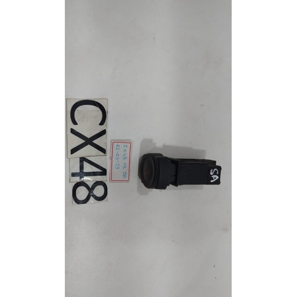 Botão Interruptor Do Pisca Alerta Logan Sandero 2007 À 2009 Preto