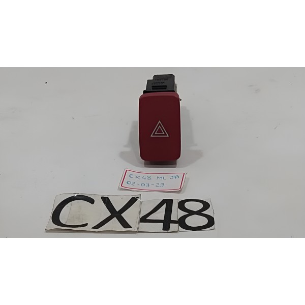 Botão Pisca Alerta Hyundai Tucson Vermelho