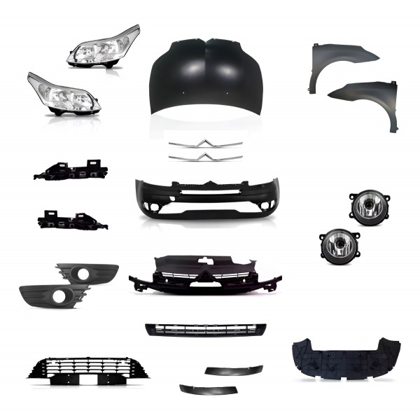 Kit Frente C4 Pallas E Hatch Citroen 2009 À 2013