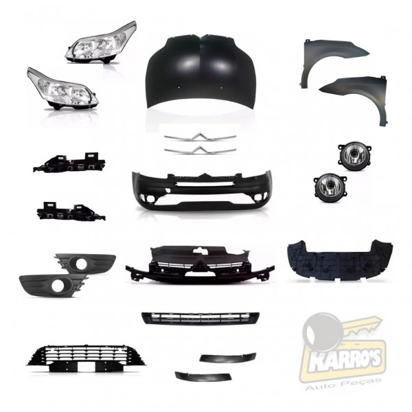 Kit Frente C4 Pallas E Hatch Citroen 2009 À 2013