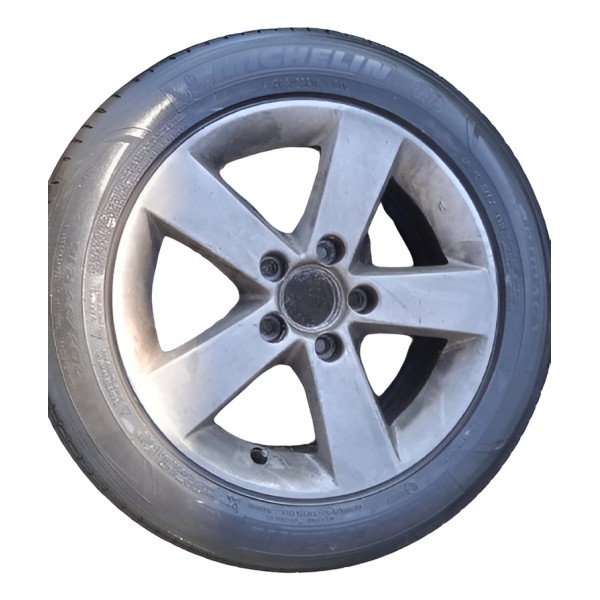 Roda Aro 16 New Civic 5x114,3 2005/08 Avulso S/ Pneu Cinza-escuro