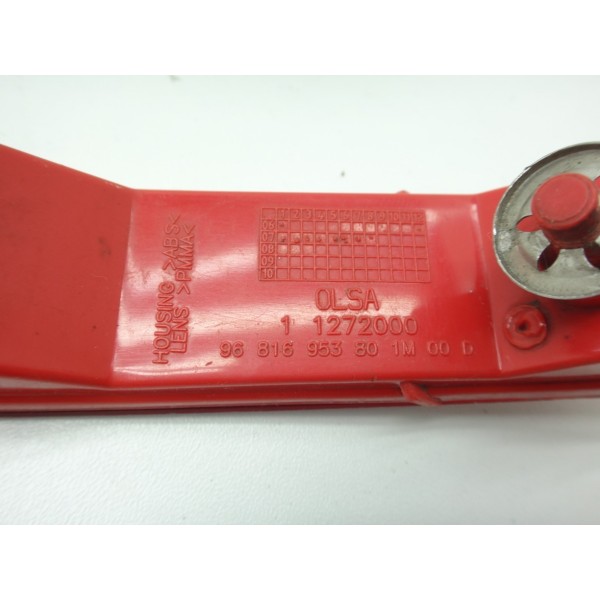 Defletor Olho Gato Peugeot 308 408 Traseiro Direito Vermelho