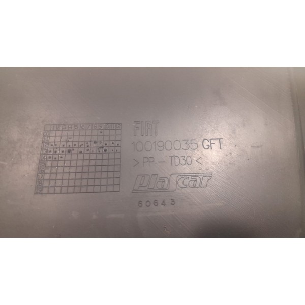 Spoiler Para-choque Traseiro Fiat Punto 2012/15 100190035 Preto