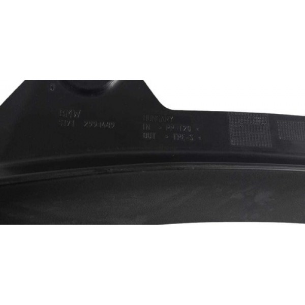 Moldura  Churrasqueira Esquerdo Bmw X1 2013 51712993489 Preto