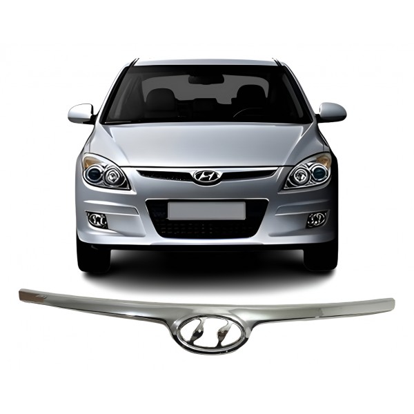 Friso Grade Cromado Para I30 2009 2010 2011 2012 Cromado Ambos Lados