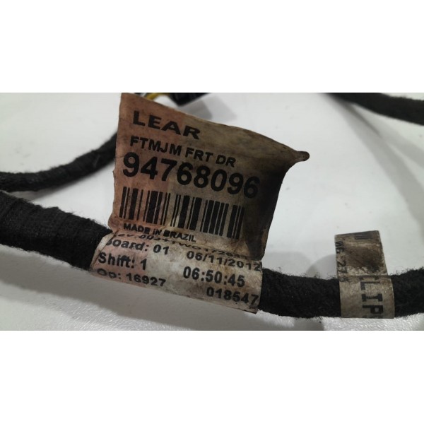 Chicote De Porta Dian. Esquerda Gm Onix 2017 Original 19298