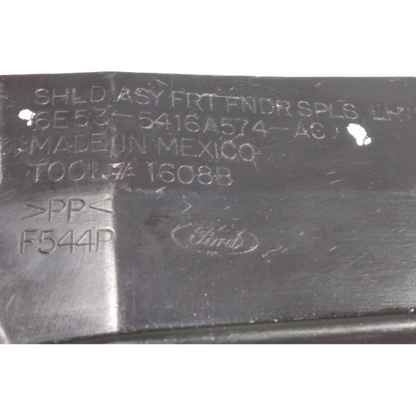 Defletor Dianteiro Esquerdo Motor Ford Fusion 2.3 2008