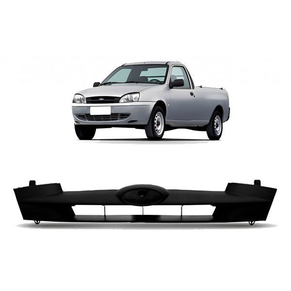 Grade Frontal Radiador Courier 2000/10 Fiesta Street 99/07 Preto