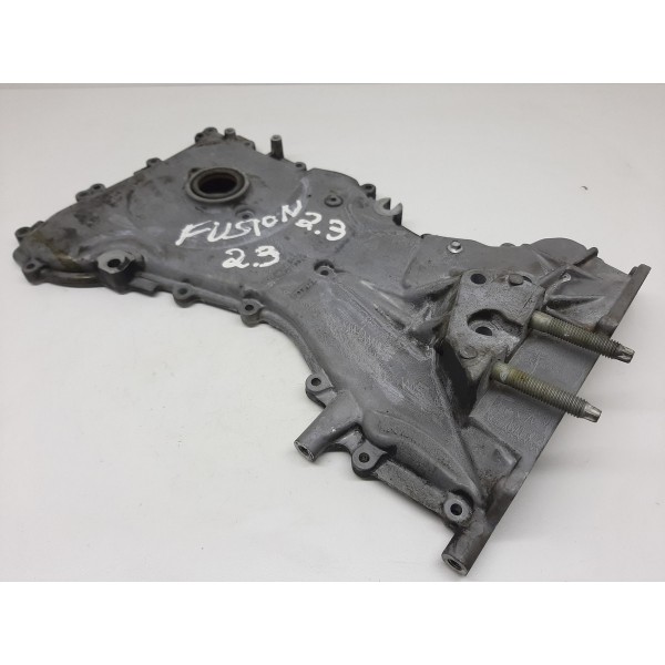 Tampa Lateral Motor Ford Fusion 2.3  2008 Preto