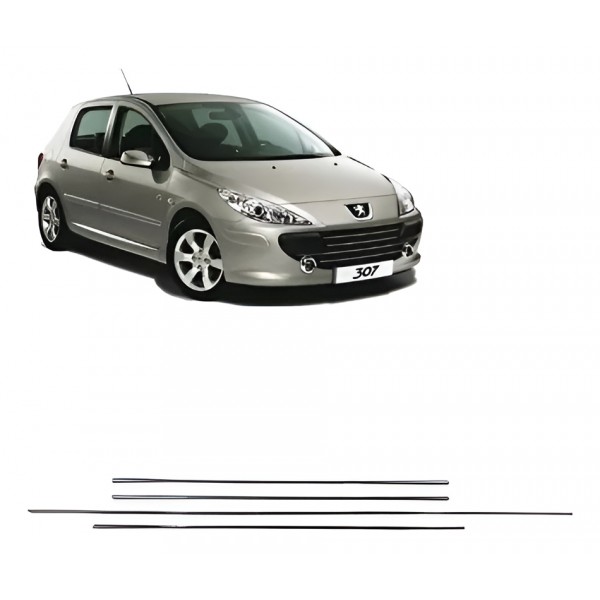 Friso Grade Para-choque Dianteiro Central Cromado 307 06/14 Brilhante