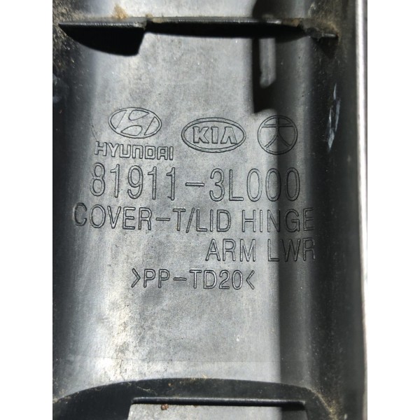 Moldura Dobradiça Braço Tampa Azera 2007 A 2011 Esquerdo