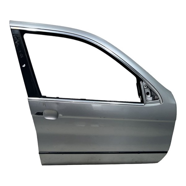 Porta Dianteira Direita Bmw X5 1999 2000 2001 2002 A 2006  Dianteira Direito Prateado