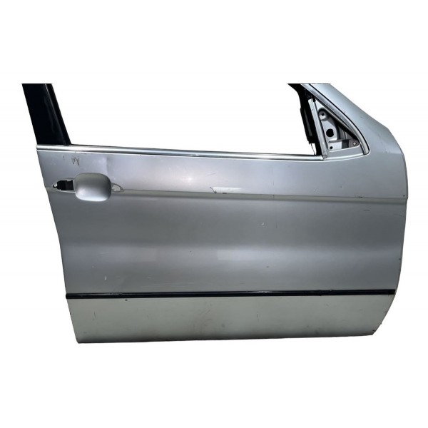 Porta Dianteira Direita Bmw X5 1999 2000 2001 2002 A 2006  Dianteira Direito Prateado