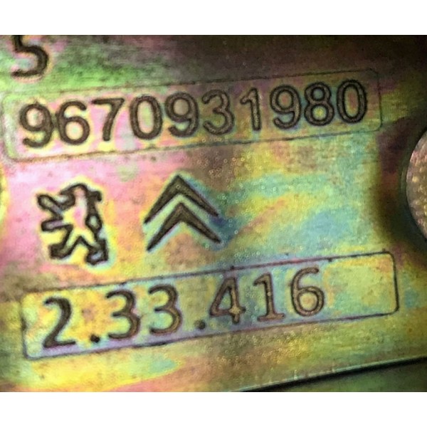 Maçaneta Externa Dianteira Direita C4 308 9670931980 Preto Dianteira