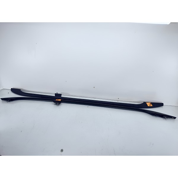 Par Rack Travessa Teto Bmw X5 Ano 2001/2006 Preto