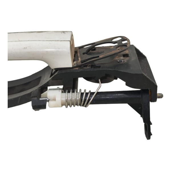 Maçaneta Externa Dianteira Direita Peugeot 307 2007 A 2012 - Branco - Dianteira